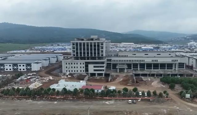 600 yataklı devlet hastanesi tamamlanmak üzere