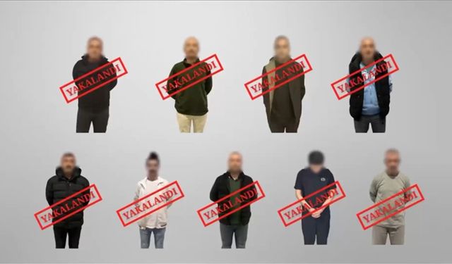 Kırmızı bültenle aranan 9 suçlu Türkiye'ye getirildi