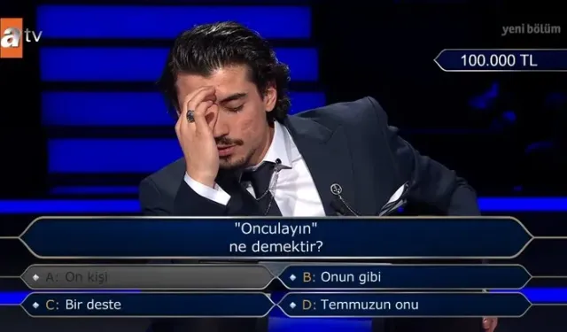 Kim Milyoner Olmak İster'de TDK sözlüğü açtıran soru!