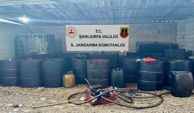 Şanlıurfa'da 3 bin 900 litre kaçak akaryakıt ele geçirildi