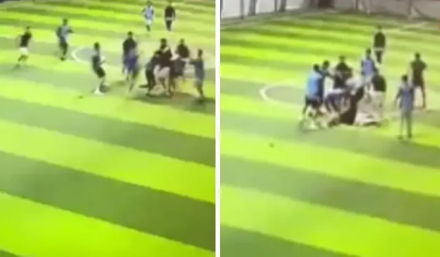 Burdur'da halı saha maçında çıkan kavgada 1 kişi yaralandı