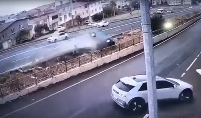 Kahramanmaraş’ta iki ayrı noktada kaza güvenlik kamerasında