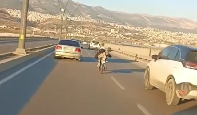 Kahramanmaraş Önsen yolunda pes dedirten görüntüler!