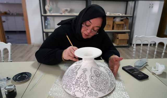 Kahramanmaraşlı kadınlar sanat atölyeleriyle hayata tutunuyor