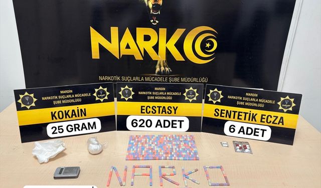 Mardin'de uyuşturucu operasyonunda 3 şüpheli yakalandı