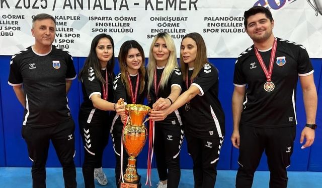 Kahramanmaraş’ın gururu: Kadın Goalball Takımı 1. Lig’de zirvede!