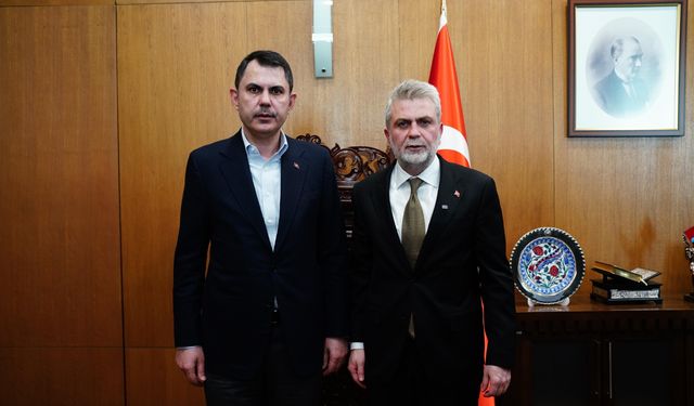 Bakan Kurum ve Görgel’den şehre yeniden inşa değerlendirmesi