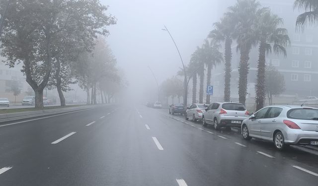 Kahramanmaraş’ta sabah saatlerinde yoğun sis etkili oldu