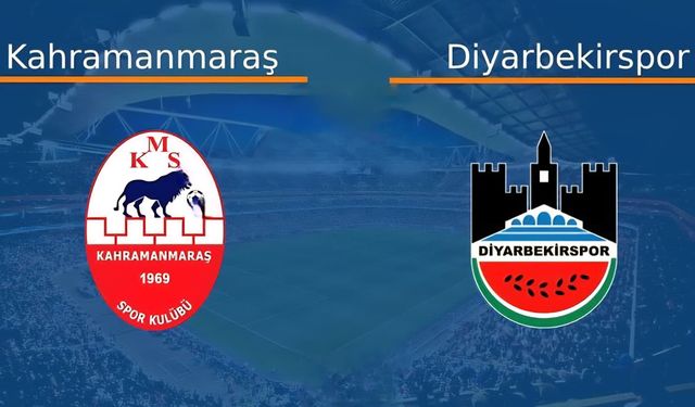Kahramanmaraş–Diyarbekirspor Maçı Saat Kaçta, Hangi Kanalda?