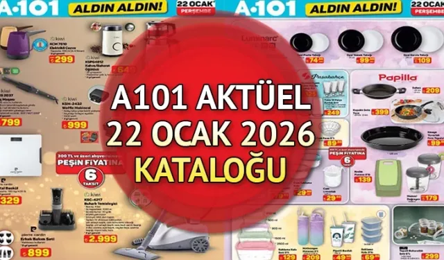 A101 22 Ocak 2026 Perşembe Aktüel Ürünler Kataloğu