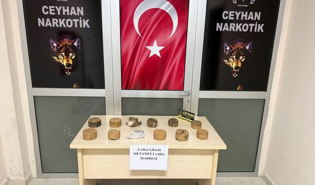 Adana'da tırda 5 kilo 146 gram metamfetamin ele geçirildi
