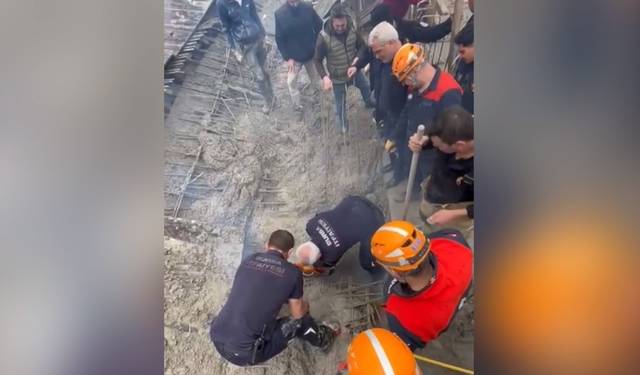 Beton dökülürken çöken kalıpların altında kalan işçi öldü