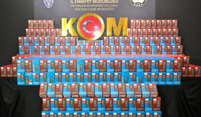 Kahramanmaraş İl Emniyet Müdürlüğünden Dev Kaçakçılık Operasyonu