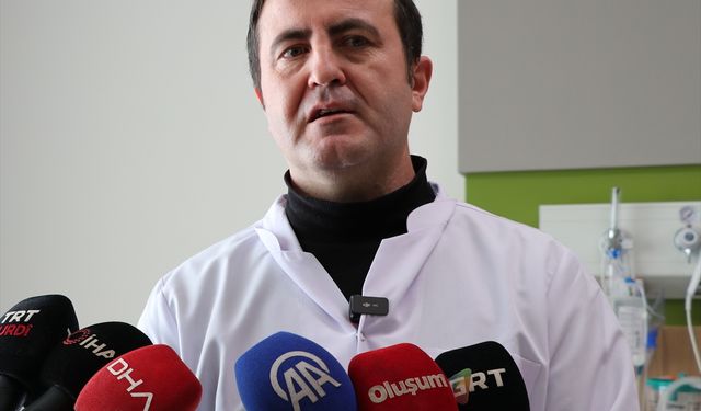 Gaziantep'te 87 yaşındaki kadının karnından 4,5 kilogram tümör çıkarıldı