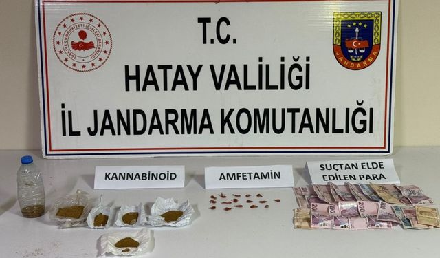 Hatay'da uyuşturucu operasyonunda yakalanan 2 zanlı tutuklandı