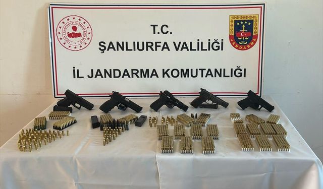 Şanlıurfa'da silah kaçakçılığı operasyonunda 4 şüpheli yakalandı