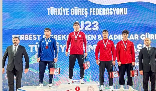 Kahramanmaraşlı Pehlivanlardan Şehre 3 Bronz Madalya!