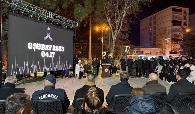 Pazarcık’ta 6 Şubat deprem şehitleri anıldı