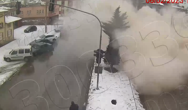 Depremin merkez üssü Elbistan'da yeni görüntüler ortaya çıktı