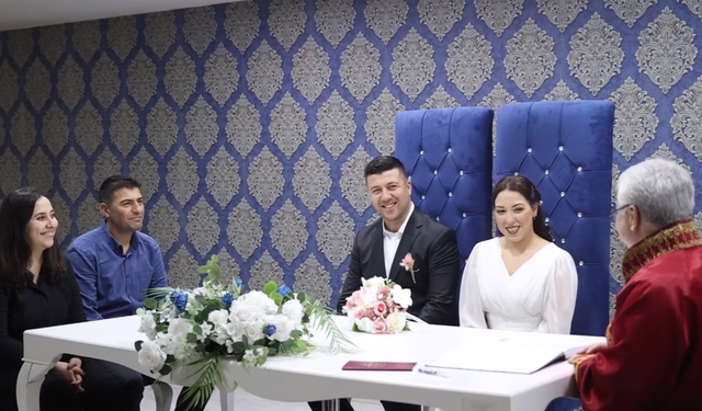 Trakya'da 68 çift Sevgililer Günü'nde evlendi