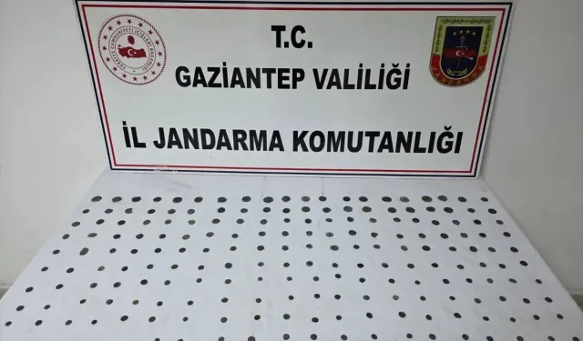 Gaziantep'te düzenlenen operasyonda 195 sikke ele geçirildi