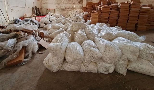 Şanlıurfa'da 40 milyon makaron ele geçirildi