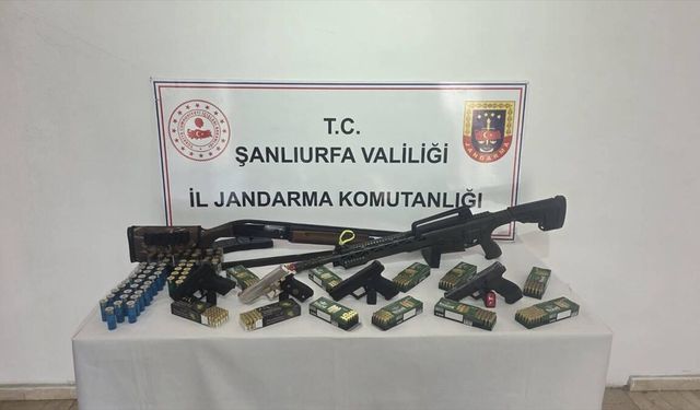 Şanlıurfa'da silah kaçakçılığı operasyonunda 1 şüpheli yakalandı