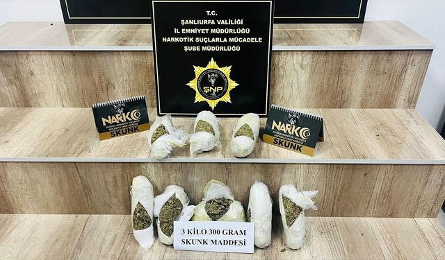 Şanlıurfa'da uyuşturucu operasyonunda yakalanan 2 şüpheliden biri tutuklandı