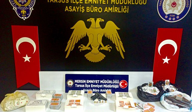 Tarsus'ta kumar oynatan 6 kişi hakkında adli işlem yapıldı