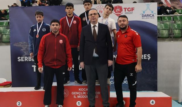 Kahramanmaraş'ın Pehlivanları, Türkiye Güreş Şampiyonası’nda Kürsüde