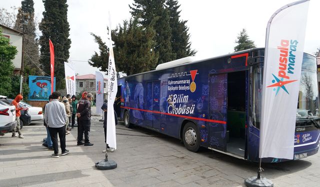 Bilim Otobüsü, Kahramanmaraş Çocuk Evleri Sitesi’ni ziyaret etti!