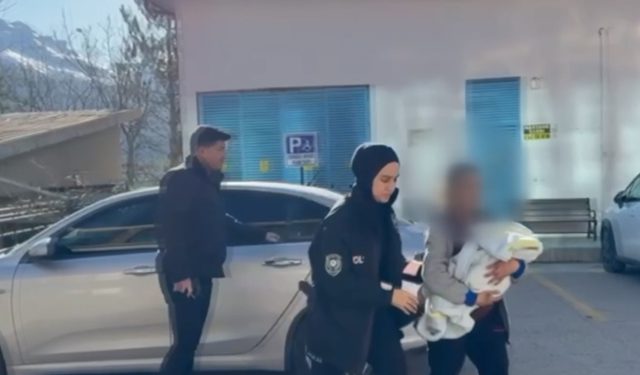 Konya'da bebeğin bezine yasaklı madde  saklayan şüpheli tutuklandı