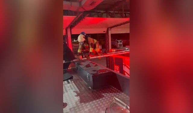 Kahramanmaraş itfaiyesi 7/24 göreve hazır