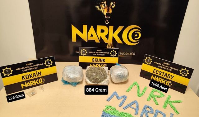 Mardin'de uyuşturucu operasyonunda 4 şüpheli yakalandı