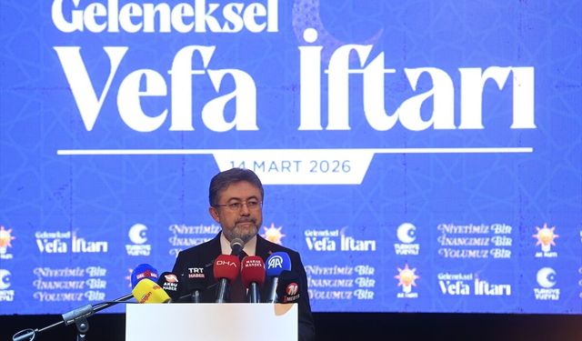 Bakan Yumaklı Kahramanmaraş’ta vefa iftarına katıldı