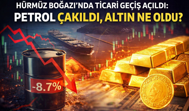 Hürmüz Boğazı Açıldı! Petrol Çakıldı, Altında Son Durum Ne?