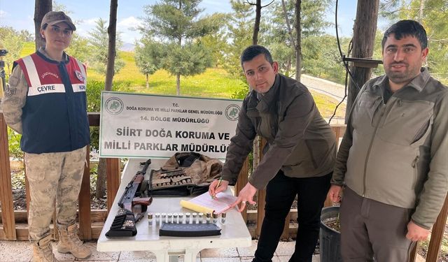 Siirt'te kaçak avlanan kişiye 51 bin 278 lira ceza kesildi