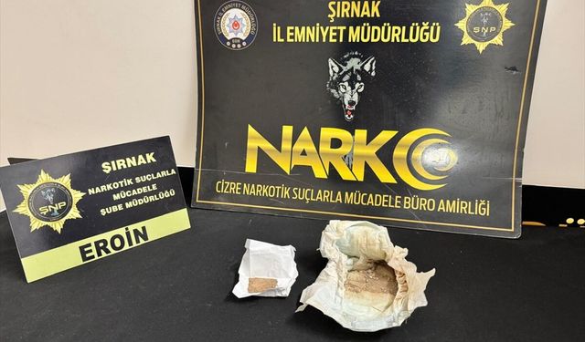 Şırnak'ta çocuk bezine gizlenmiş 42,08 gram eroin ele geçirildi