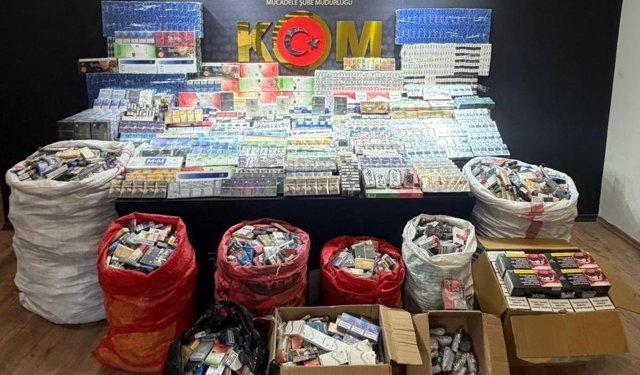 Kahramanmaraş’ta Kaçak Tütün Operasyonu: 14 Bin 210 Paket Sigara Ele Geçirildi