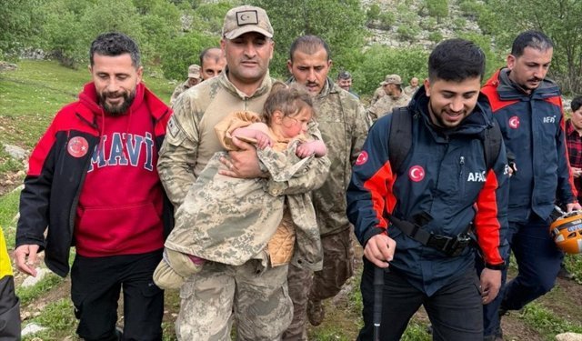 Batman'da kaybolan 2,5 yaşındaki kız çocuğu bulundu