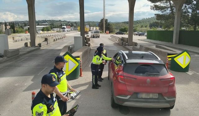 Gaziantep'te jandarma ekipleri trafik denetimi yaptı