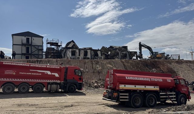 Kahramanmaraş'ta çıkan yangında 1 işçi öldü, 7 işçi yaralandı