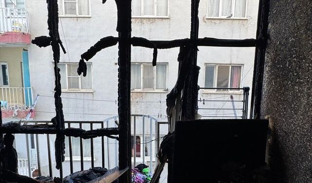 Mardin'de apartman dairesinde çıkan yangın söndürüldü