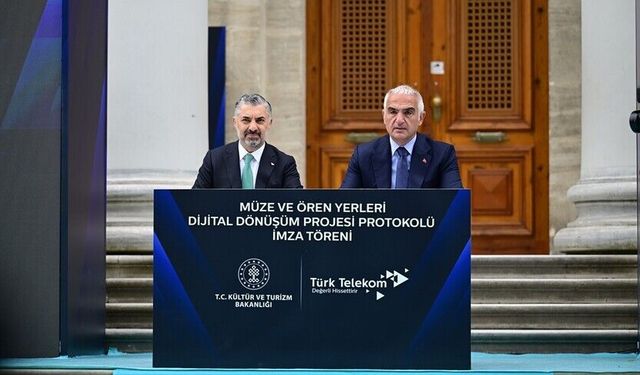 Kültür ve Turizm Bakanlığı ile Türk Telekom Arasında Protokol İmzalandı