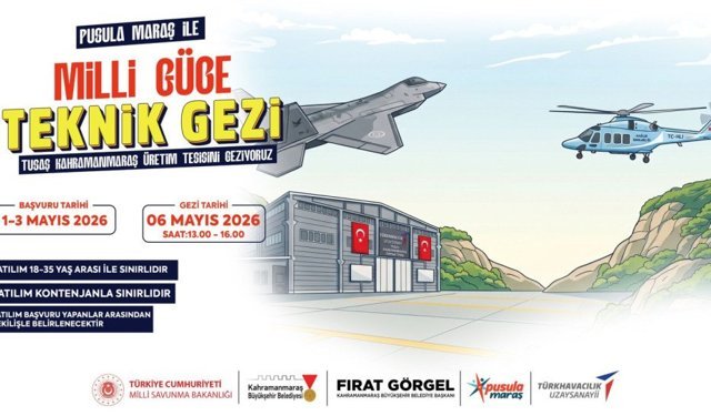 Kahramanmaraşlı Gençlere Milli Teknoloji Yolculuğu; TUSAŞ Tesisleri Gezisine Başvurular Başladı