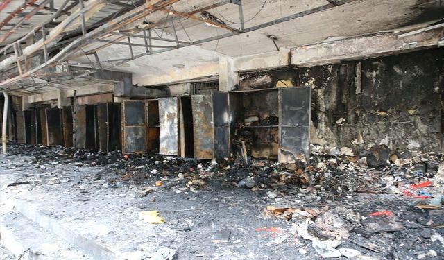 Hatay'da Feci Yangın: 10 İş Yeri Zarar Gördü!