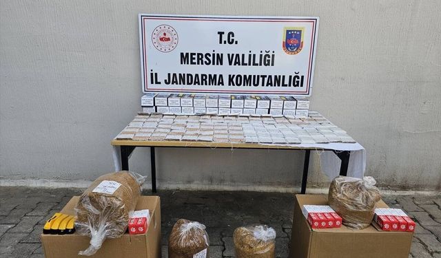 Mersin'de sigara kaçakçılığı iddiasıyla 2 şüpheli yakalandı