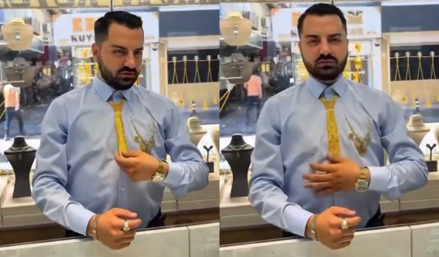Düğün Takılarında Ezber Bozan Trend: "Altın Kravat" Vitrinlerde Yerini Aldı