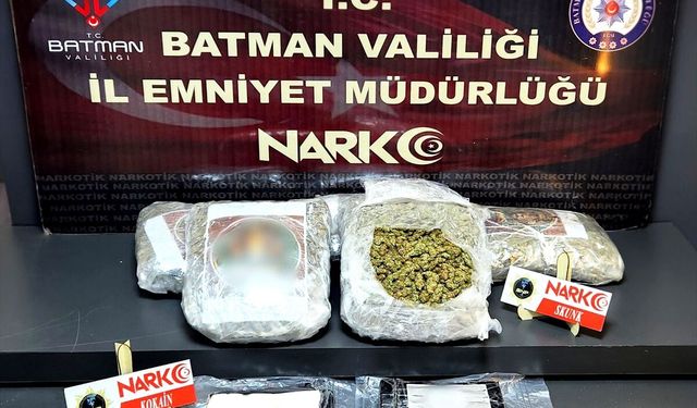 Batman'da tırda 13 kilo uyuşturucu ele geçirildi