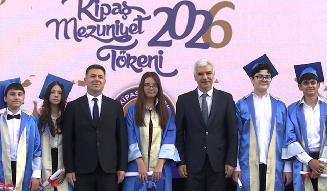 Kipaş Eğitim Kurumları'nda 8. Sınıflar Mezuniyet Heyecanı Yaşadı